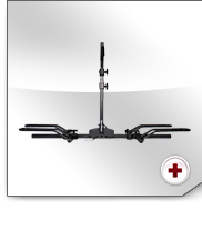Support  vlo 2 places SportRack 2EZ pouvant s'ajouter ultrieurement  la plateforme EZRACK.
